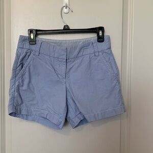 J Crew Light Blue Womens 0 Chino Shorts